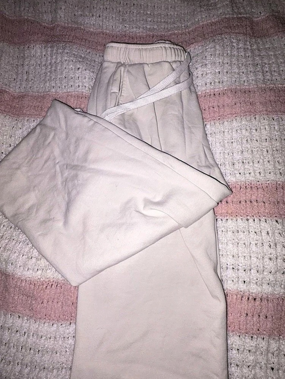auden Cream Jogger Pants Size Small Like New